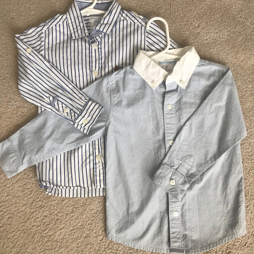 SET OF TWO size 3t button-ups